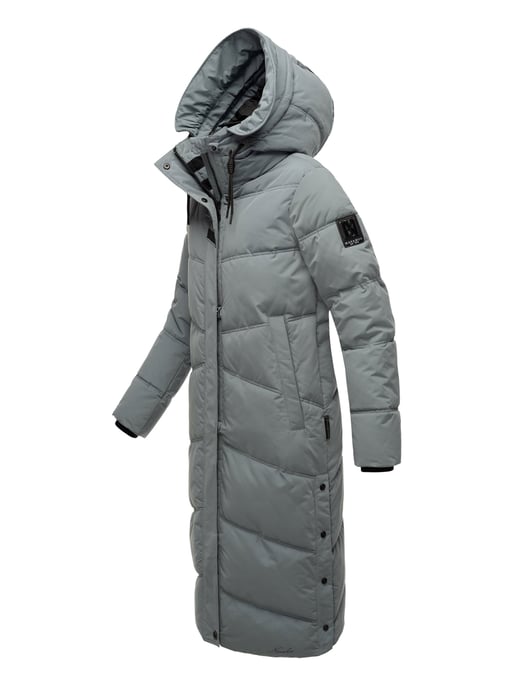 Navahoo abrigo de invierno acolchado para mujer Kuschelmausi – Largo & Muy Cálido - Image 3