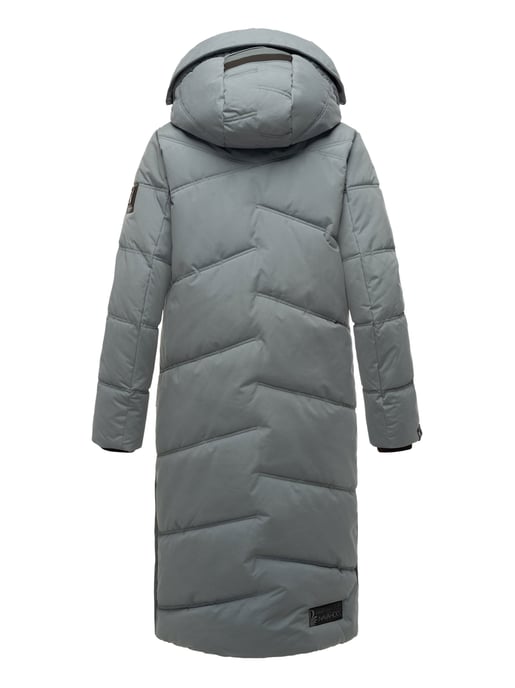 Navahoo abrigo de invierno acolchado para mujer Kuschelmausi – Largo & Muy Cálido - Image 4
