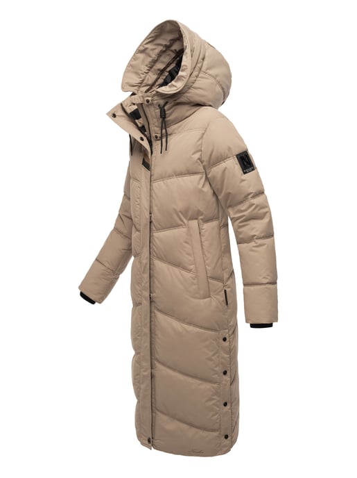 Navahoo abrigo de invierno acolchado para mujer Kuschelmausi – Largo & Muy Cálido - Image 3