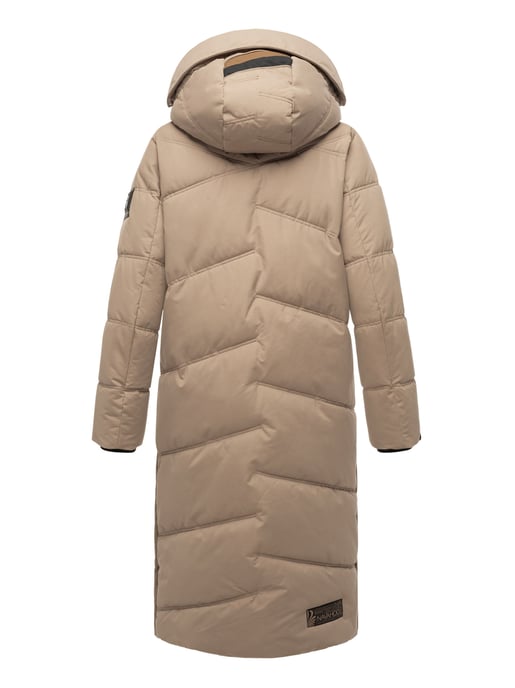Navahoo abrigo de invierno acolchado para mujer Kuschelmausi – Largo & Muy Cálido - Image 4