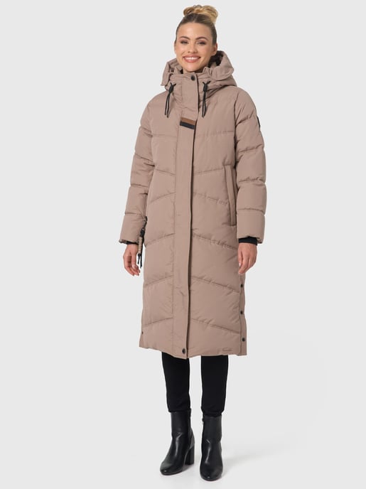 Navahoo abrigo de invierno acolchado para mujer Kuschelmausi – Largo & Muy Cálido - Image 6