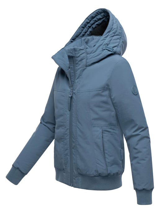 Chaqueta de invierno Marikoo Mooni 16 para mujer estilo bomber con capucha - Image 2