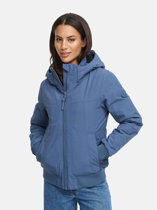 Chaqueta de invierno Marikoo Mooni 16 para mujer estilo bomber con capucha - Image 5