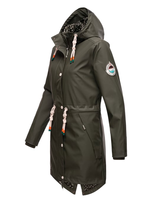Navahoo abrigo impermeable para mujer Tropical Stormoo – Elegante & Resistente al Agua - Image 3