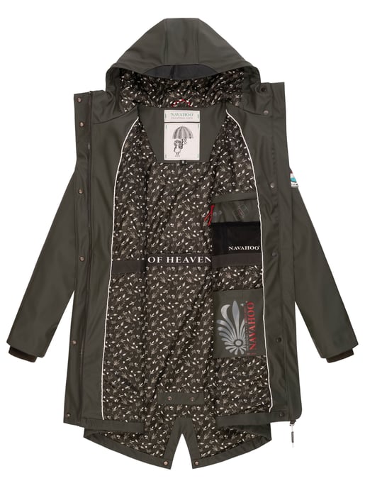 Navahoo abrigo impermeable para mujer Tropical Stormoo – Elegante & Resistente al Agua - Image 6