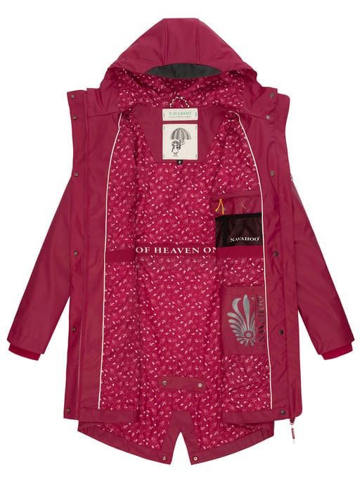 Navahoo abrigo impermeable para mujer Tropical Stormoo – Elegante & Resistente al Agua - Image 5