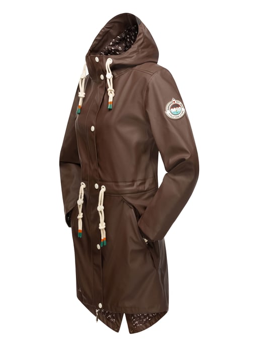 Navahoo abrigo impermeable para mujer Tropical Stormoo – Elegante & Resistente al Agua - Image 4