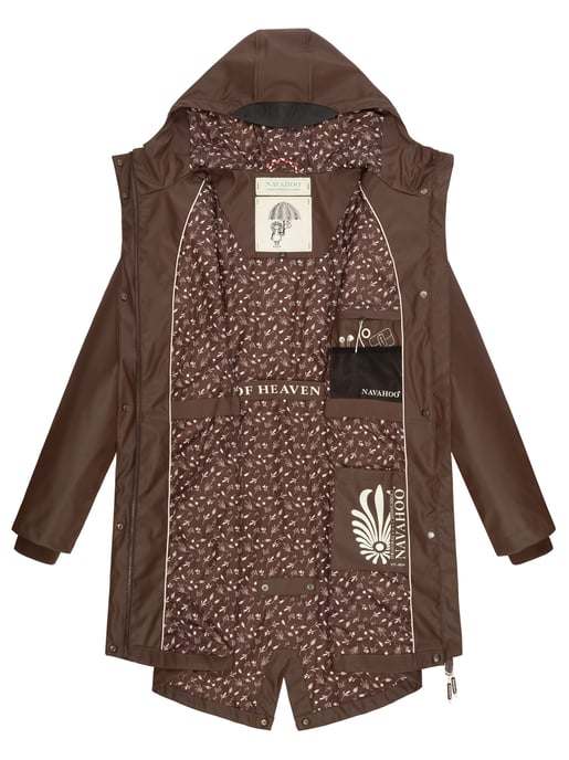 Navahoo abrigo impermeable para mujer Tropical Stormoo – Elegante & Resistente al Agua - Image 6