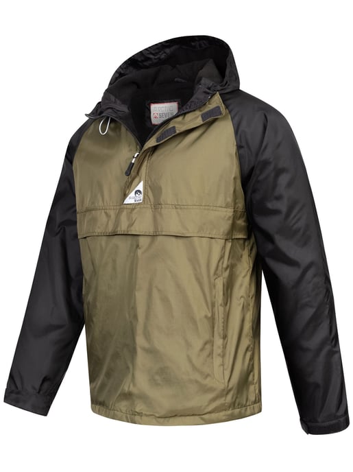 Chaqueta impermeable Arctic Seven para hombre – Negro oliva - Image 2
