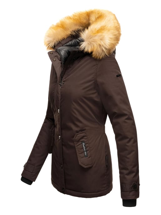 Navahoo Abrigo de Invierno Mujer Laura – Cálido, Elegante & Con Cuello de Pelo Desmontable - Image 3