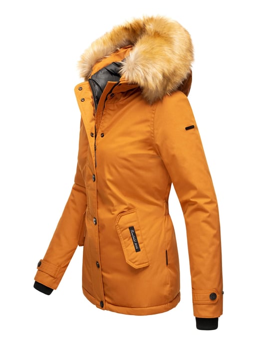 Navahoo Abrigo de Invierno Mujer Laura – Cálido, Elegante & Con Cuello de Pelo Desmontable - Image 3