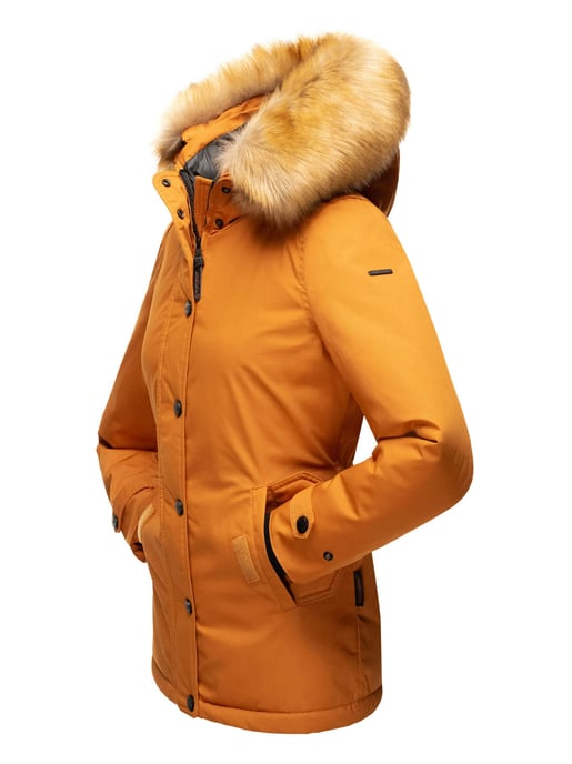 Navahoo Abrigo de Invierno Mujer Laura – Cálido, Elegante & Con Cuello de Pelo Desmontable - Image 5