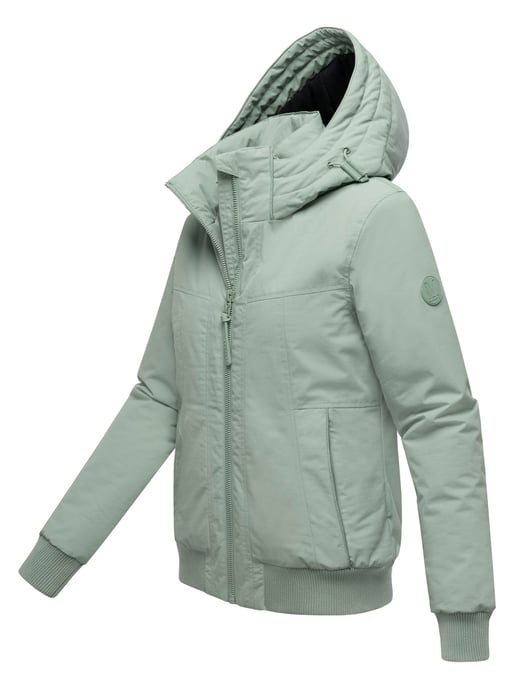 Chaqueta de invierno Marikoo Mooni 16 para mujer estilo bomber con capucha - Image 2