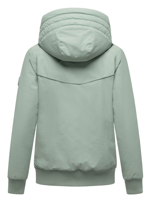Chaqueta de invierno Marikoo Mooni 16 para mujer estilo bomber con capucha - Image 3