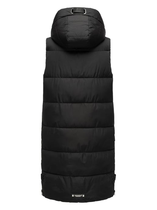 Navahoo chaleco acolchado para mujer Schnuffelchen – Largo & con capucha - Image 4
