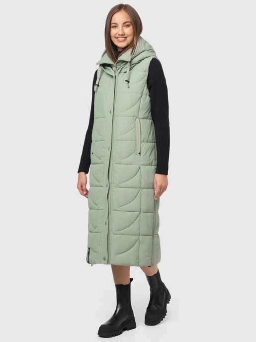 Navahoo chaleco acolchado para mujer Brezelchen – Largo & Cálido - Image 6