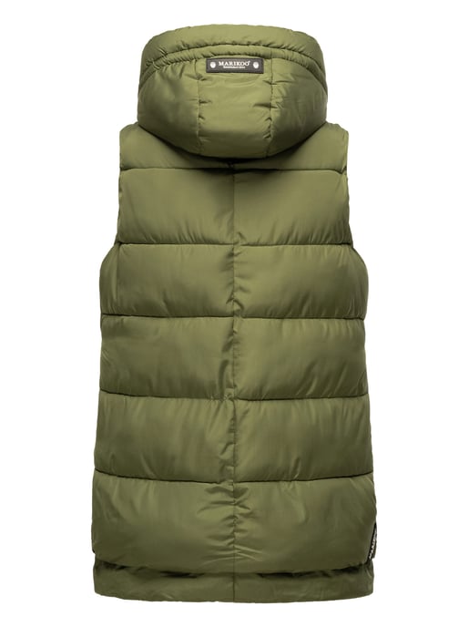 Marikoo chaleco acolchado mujer – Zarinaa ligero con capucha desmontable - Image 4