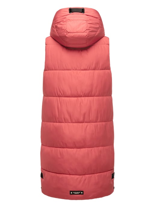 Navahoo chaleco acolchado para mujer Schnuffelchen – Largo & con capucha - Image 4