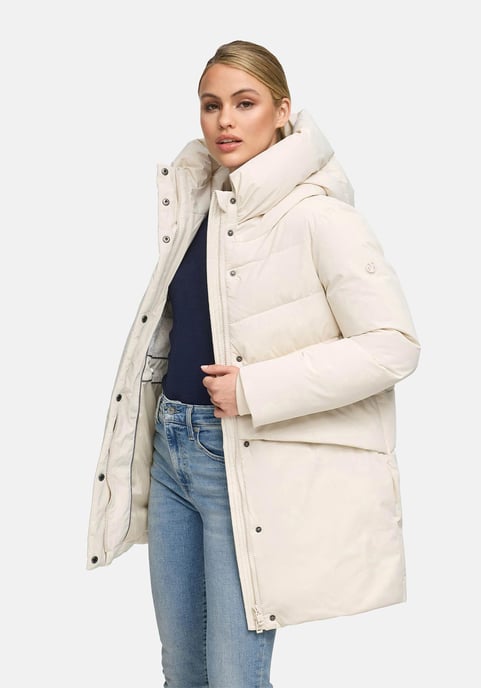 Chaqueta de invierno Marikoo Delilah para mujer con forro polar y cintura ajustable - Image 6