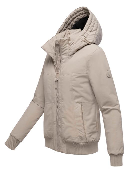 Chaqueta de invierno Marikoo Mooni 16 para mujer estilo bomber con capucha - Image 2