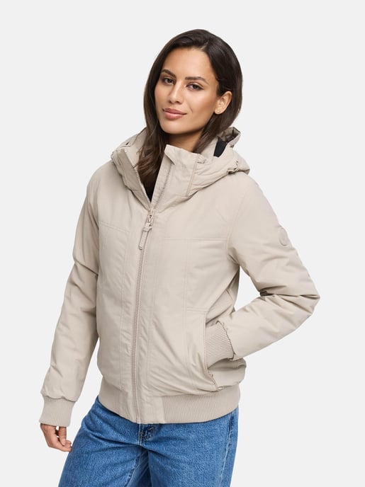 Chaqueta de invierno Marikoo Mooni 16 para mujer estilo bomber con capucha - Image 5