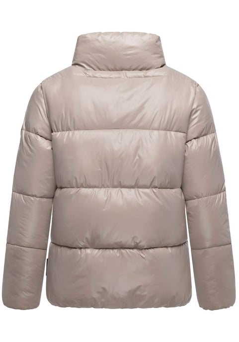 Chaqueta de invierno Marikoo Hazalee para mujer estilo puffer con acabado brillante - Image 3