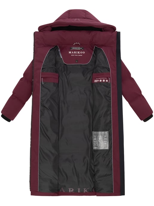 Abrigo acolchado de invierno Marikoo Tikoraa para mujer con capucha desmontable - Image 6