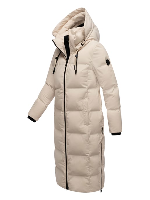 Abrigo acolchado de invierno Marikoo Tikoraa para mujer con capucha desmontable - Image 3
