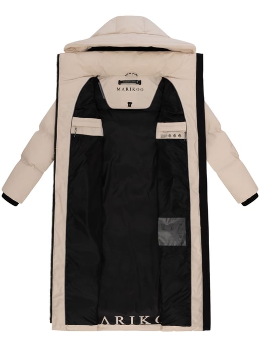 Abrigo acolchado de invierno Marikoo Tikoraa para mujer con capucha desmontable - Image 6