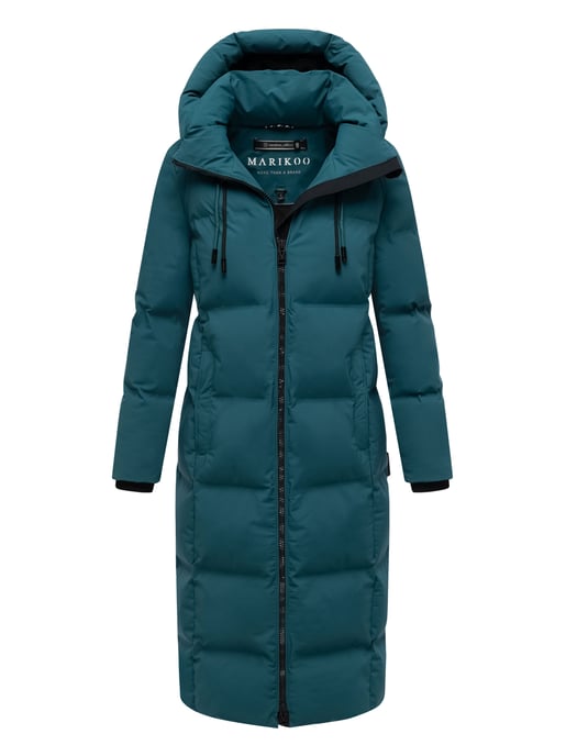 Abrigo acolchado de invierno Marikoo Tikoraa para mujer con capucha desmontable - Image 1