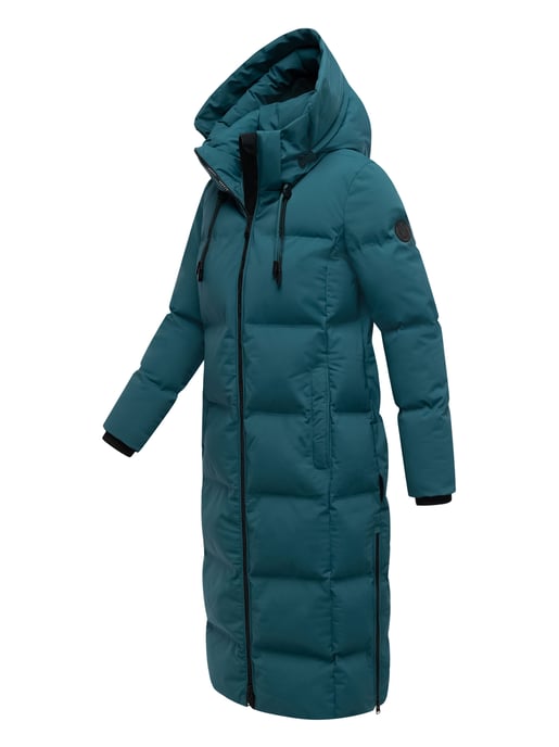Abrigo acolchado de invierno Marikoo Tikoraa para mujer con capucha desmontable - Image 3