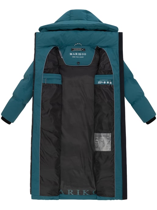 Abrigo acolchado de invierno Marikoo Tikoraa para mujer con capucha desmontable - Image 6