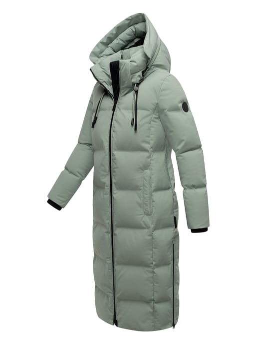 Abrigo acolchado de invierno Marikoo Tikoraa para mujer con capucha desmontable - Image 3