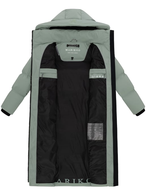 Abrigo acolchado de invierno Marikoo Tikoraa para mujer con capucha desmontable - Image 6