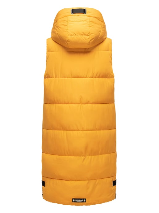 Navahoo chaleco acolchado para mujer Schnuffelchen – Largo & con capucha - Image 4