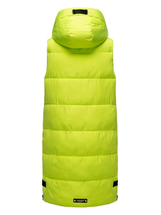 Navahoo chaleco acolchado para mujer Schnuffelchen – Largo & con capucha - Image 4