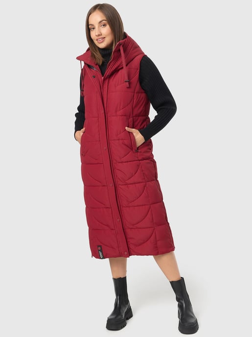 Navahoo chaleco acolchado para mujer Brezelchen – Largo & Cálido - Image 5