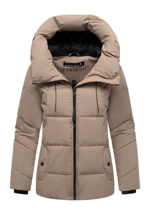 Chaqueta acolchada de invierno Marikoo Kuscheltatze XVI para mujer con capucha - Image 1