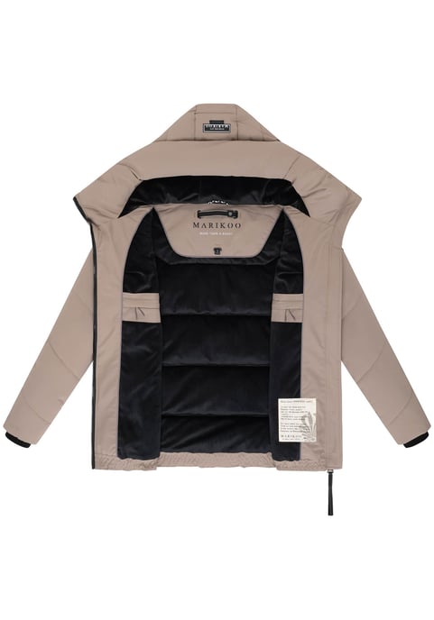 Chaqueta acolchada de invierno Marikoo Kuscheltatze XVI para mujer con capucha - Image 4