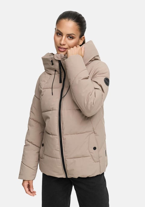 Chaqueta acolchada de invierno Marikoo Kuscheltatze XVI para mujer con capucha - Image 5