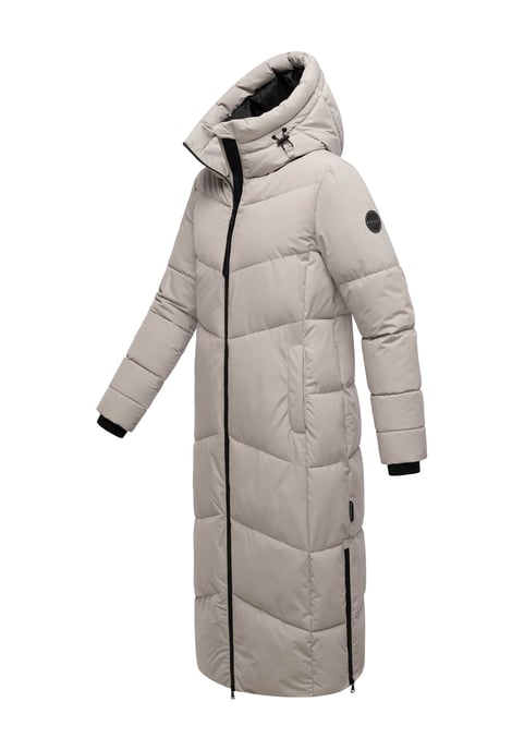 Abrigo acolchado de invierno Marikoo Firella para mujer con capucha y cremallera bidireccional - Image 2