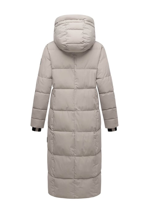 Abrigo acolchado de invierno Marikoo Firella para mujer con capucha y cremallera bidireccional - Image 3