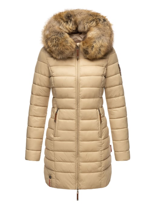 Chaqueta Marikoo Rose para mujer con diseño acolchado y cuello de pelo sintético desmontable - Image 2
