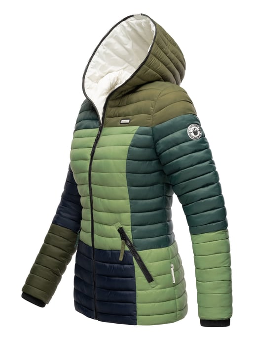 Navahoo Chaqueta acolchada Multikulti para mujer – Ligera, Moderna & Con Diseño Colour-Blocking - Image 3