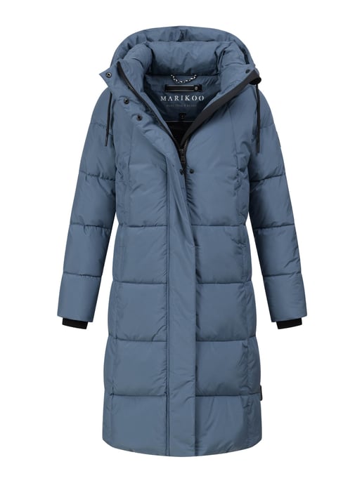 Abrigo acolchado largo de invierno Marikoo Tabiaa XVI para mujer con capucha y forro polar - Image 1