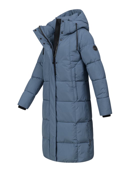 Abrigo acolchado largo de invierno Marikoo Tabiaa XVI para mujer con capucha y forro polar - Image 3