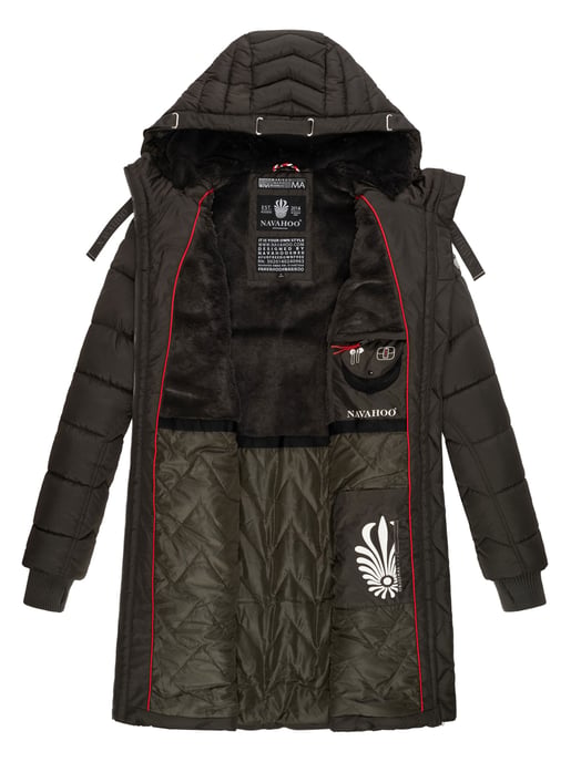 Navahoo Alpenveilchen chaqueta acolchada mujer invierno – Cálida, larga & moderna - Image 6