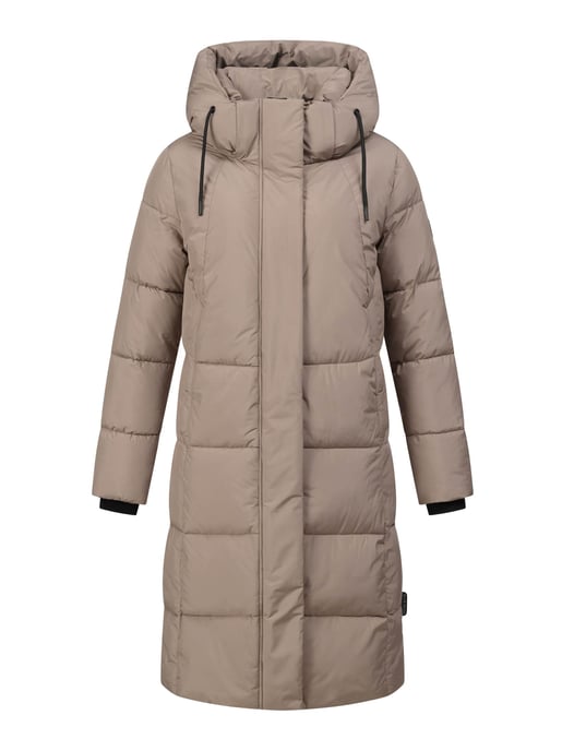 Abrigo acolchado largo de invierno Marikoo Tabiaa XVI para mujer con capucha y forro polar - Image 2