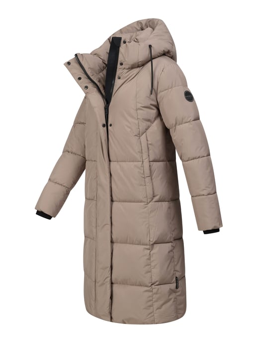 Abrigo acolchado largo de invierno Marikoo Tabiaa XVI para mujer con capucha y forro polar - Image 3