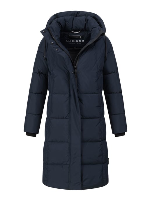 Abrigo acolchado largo de invierno Marikoo Tabiaa XVI para mujer con capucha y forro polar - Image 1